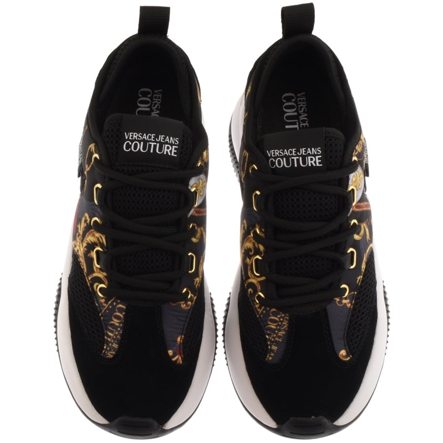 Alternative Image for ProductVersace Jeans Couture Logo Trainers Black3